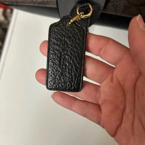 Coach Dual-Tone Black and Brown Diaper Backpack - Picture 7 of 13